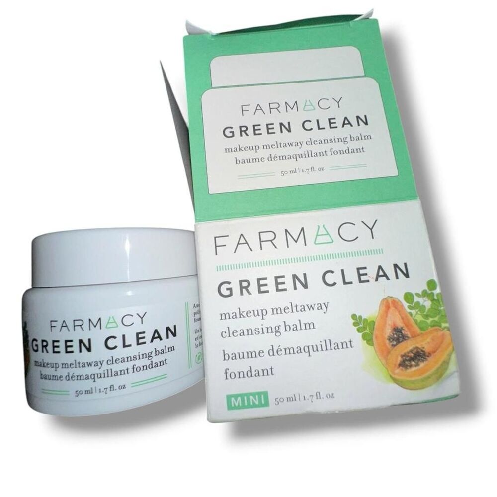 Farmacy Green Clean Makeup Meltaway Cleansing Balm Mini 1.7oz / 50ml NIB